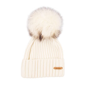 Wollen muts Woolee V04 wit