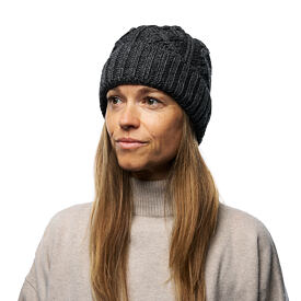 Wollen muts Diamond Supersoft Merino, donkergrijs