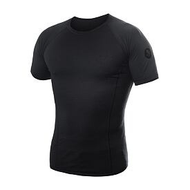 Heren functioneel T-shirt, Sensor Merino Air, zwart