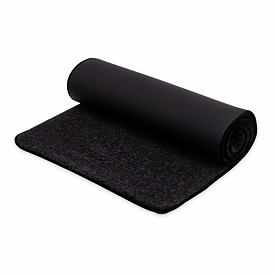 Yogamat van Merino schapenwol zwart