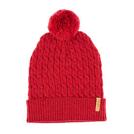 Wollen muts Vlnka V23 rood