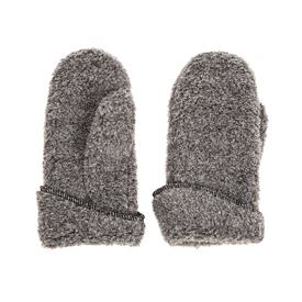 Handschoenen van schapenwol donkergrijs