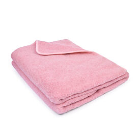 Wollen deken Merino eenlaags, roze