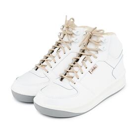 Dikke wollen Prestige-schoenen Vlnka hoog, wit