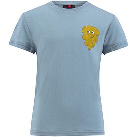 Kinder-T-shirt met merinowol Piny Ulvang blauw