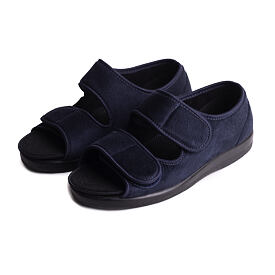 Medische verbandschoenen open, blauw