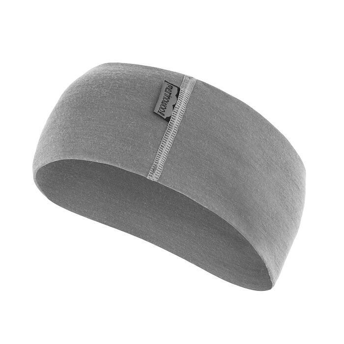 Wollen hoofdband Sensor Merino Active grijs