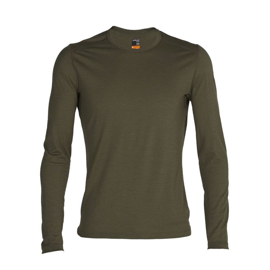 Heren functioneel T-shirt merino 200 Oasis Icebreaker groen