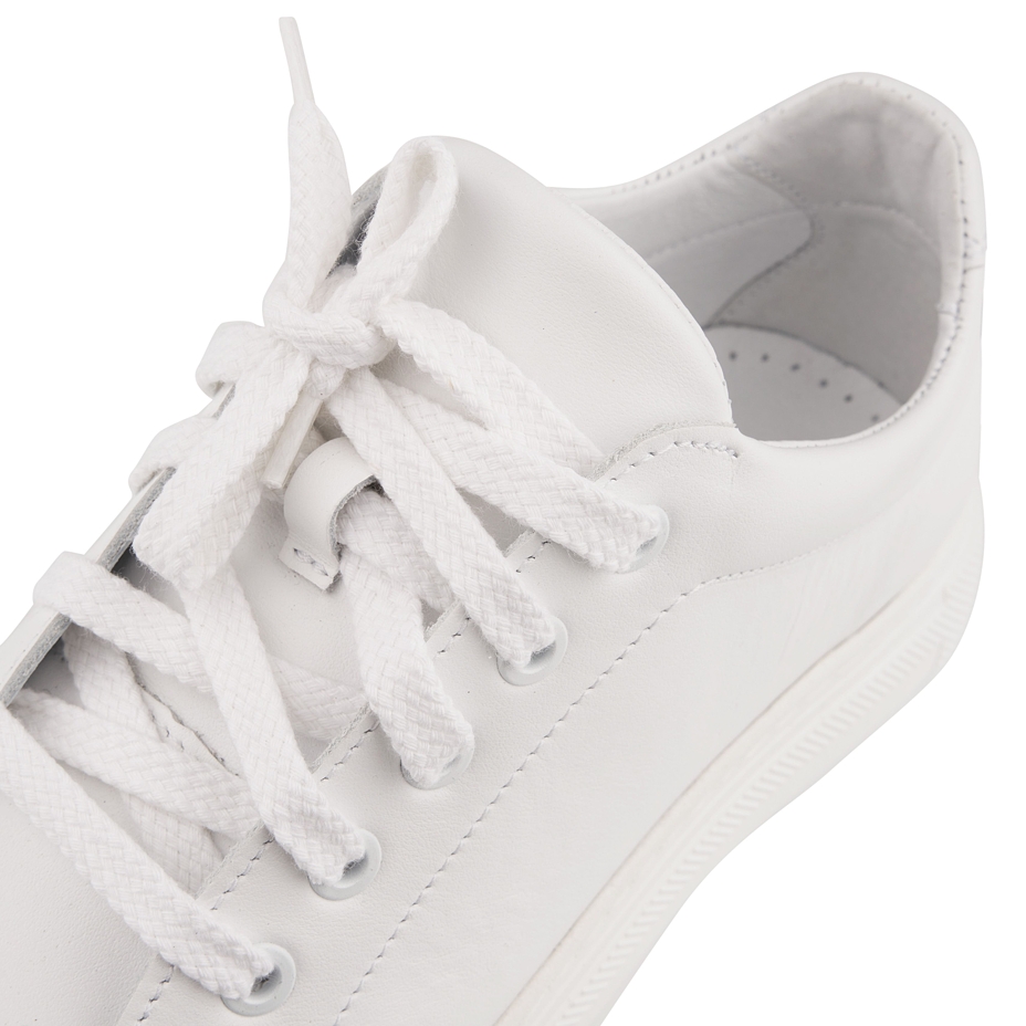 Dames orthopedische leren sneakers Viola, wit 