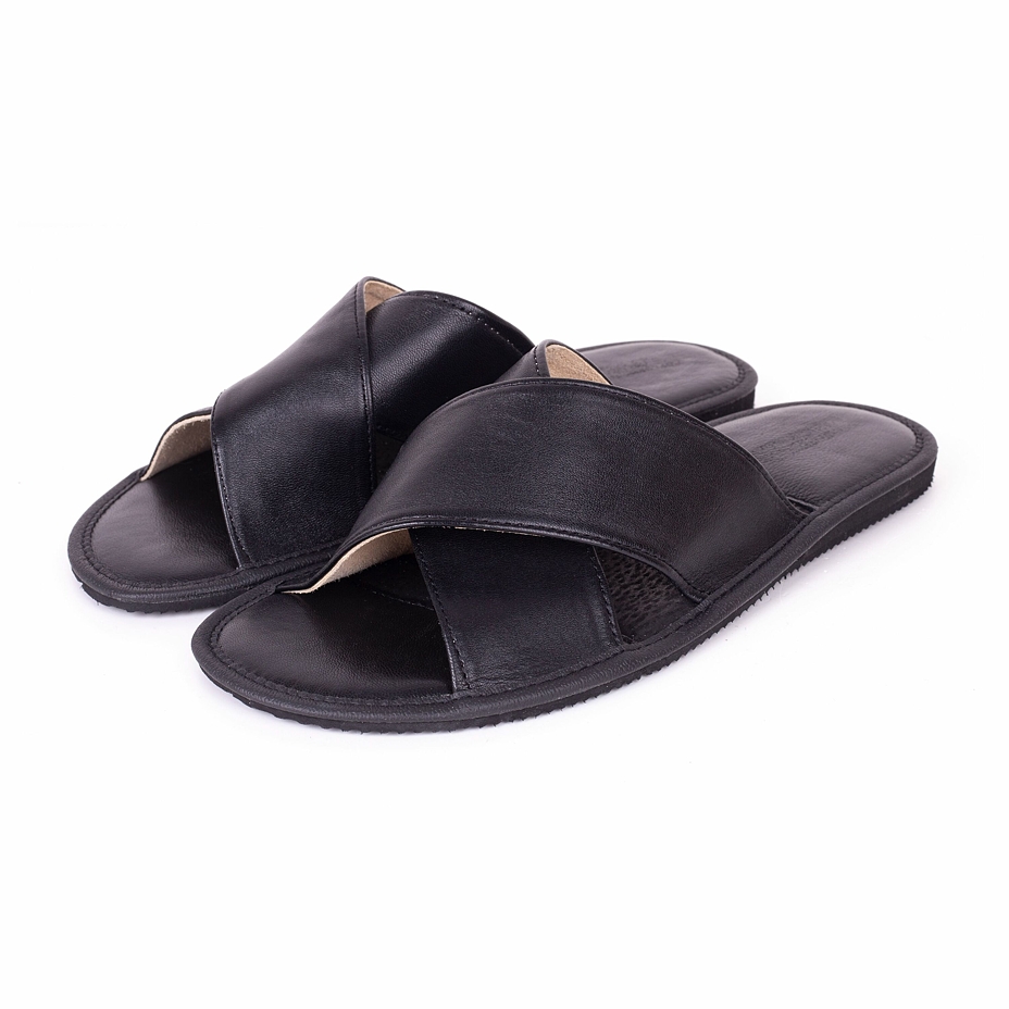 Heren lederen zomer slippers Alois