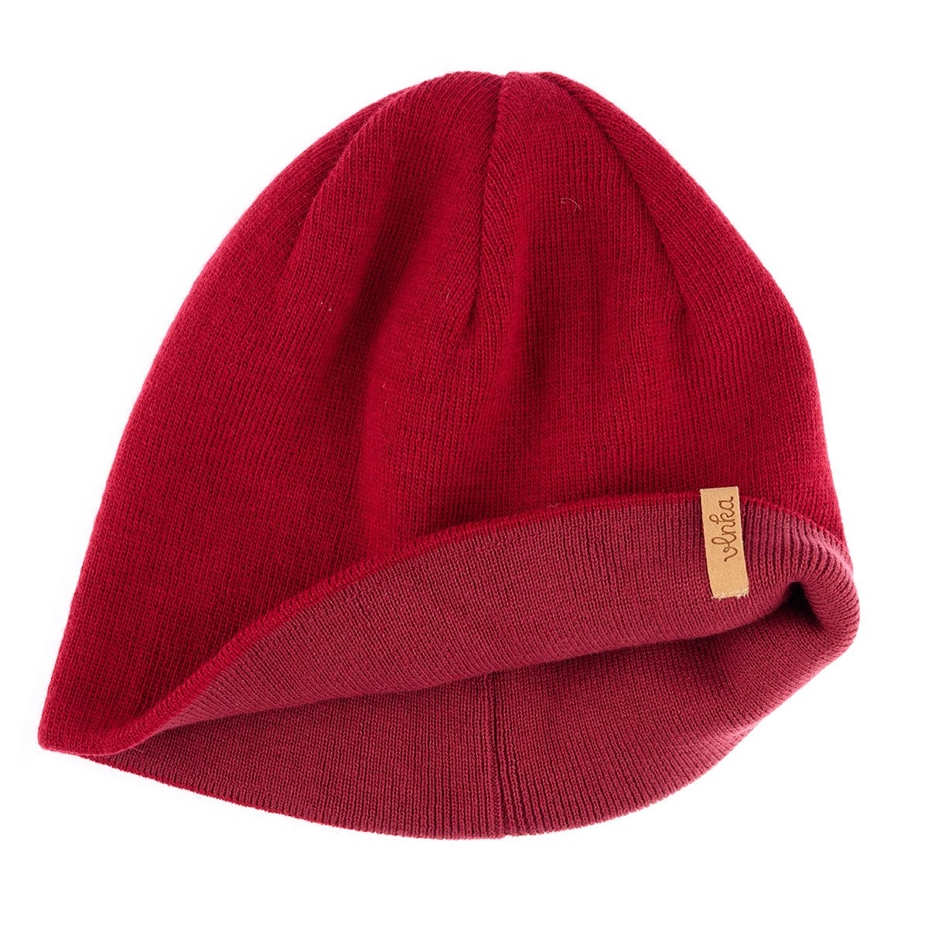 Wollen muts Vlnka V22 rood