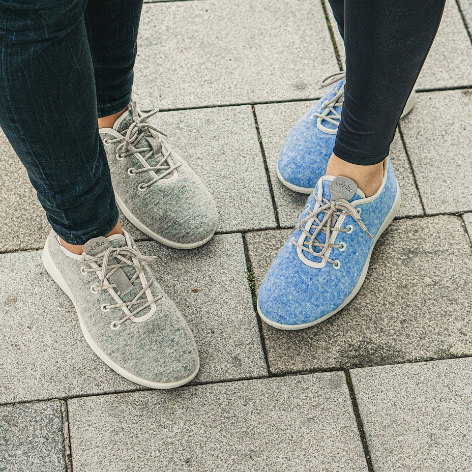 Wollen sneakers Vlnka, blauw