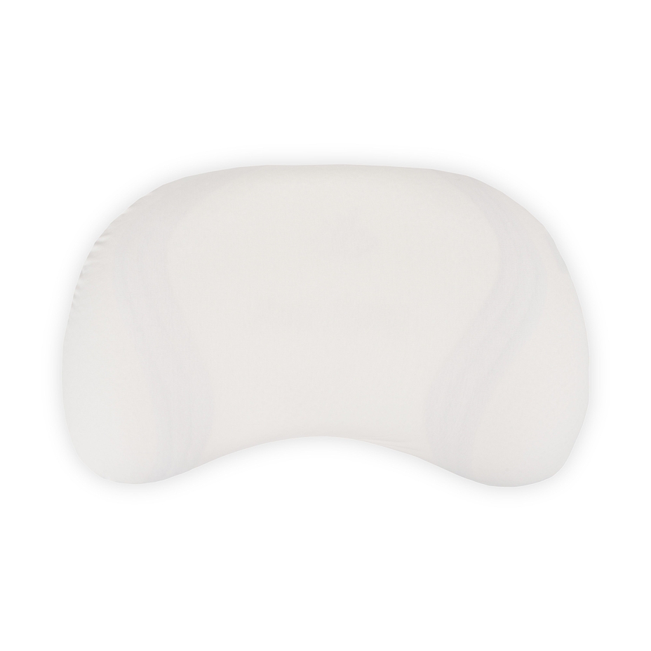 Anti-rimpel katoenen hoes voor traagschuimkussen wit
