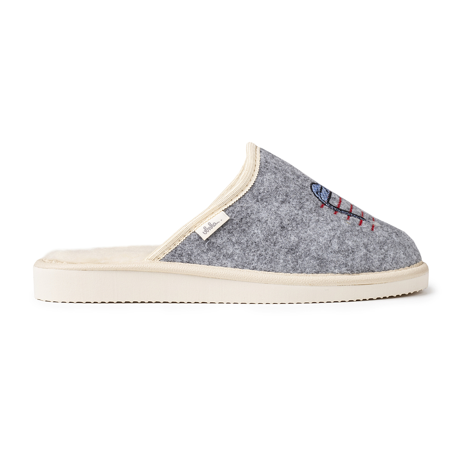 Dames vilten slippers met schapenwol kat