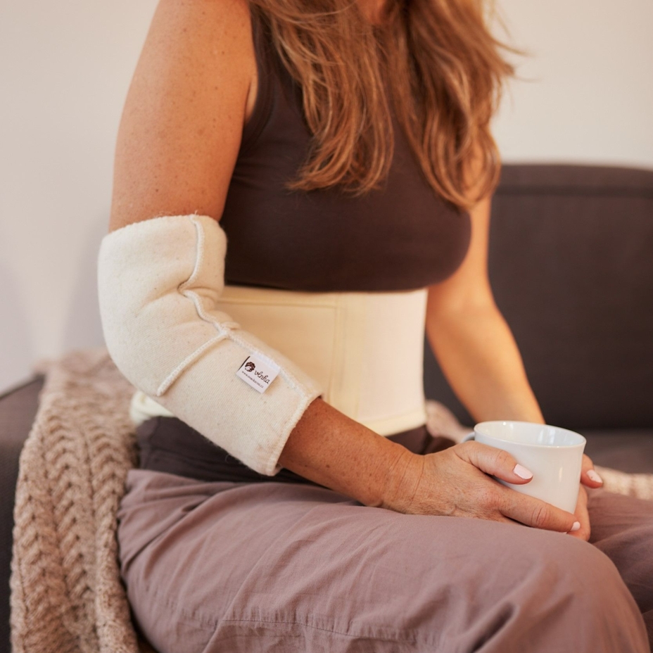 Merinowollen elastische elleboogbrace