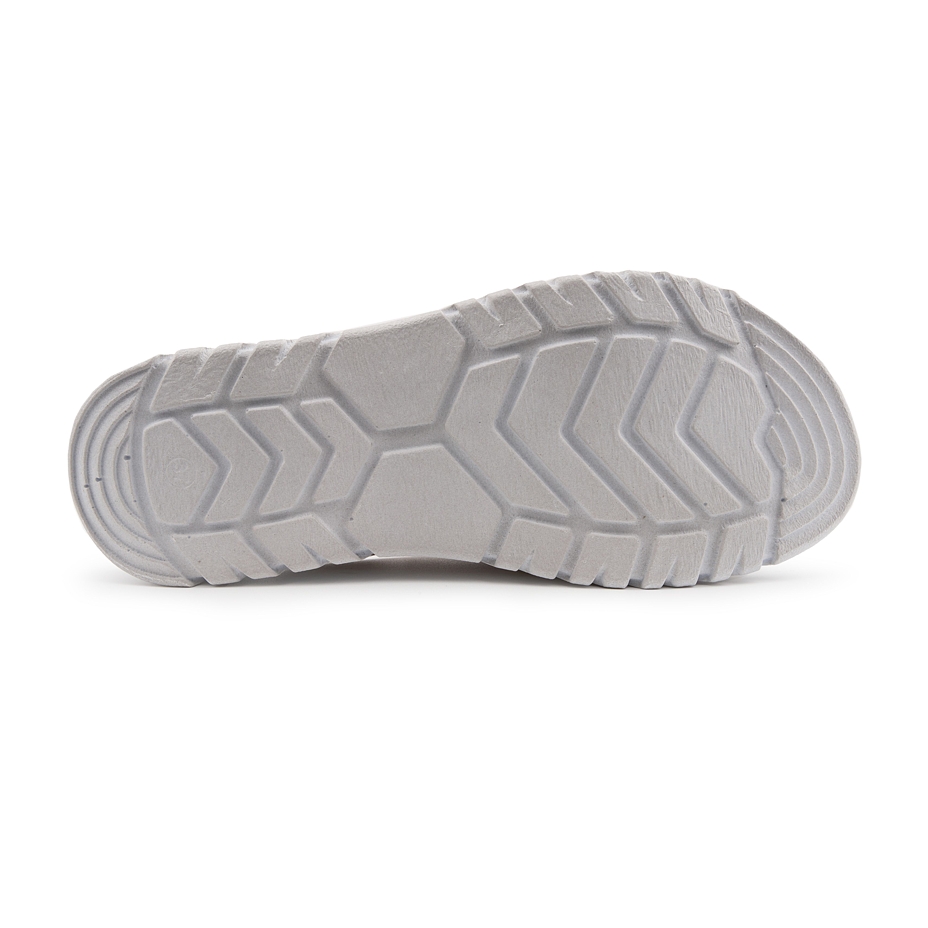 Klaudia dames leren slippers, beige