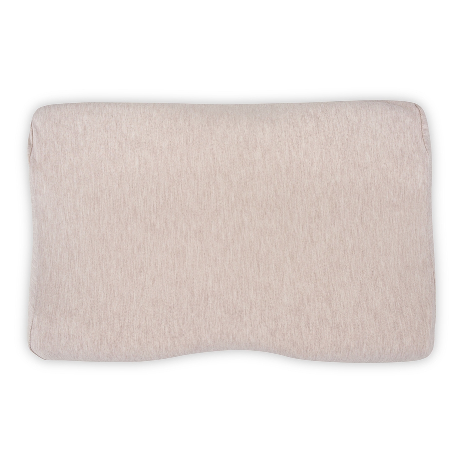 Katoenen hoes voor het traagschuimkussen voor de cervicale wervelkolom, beige