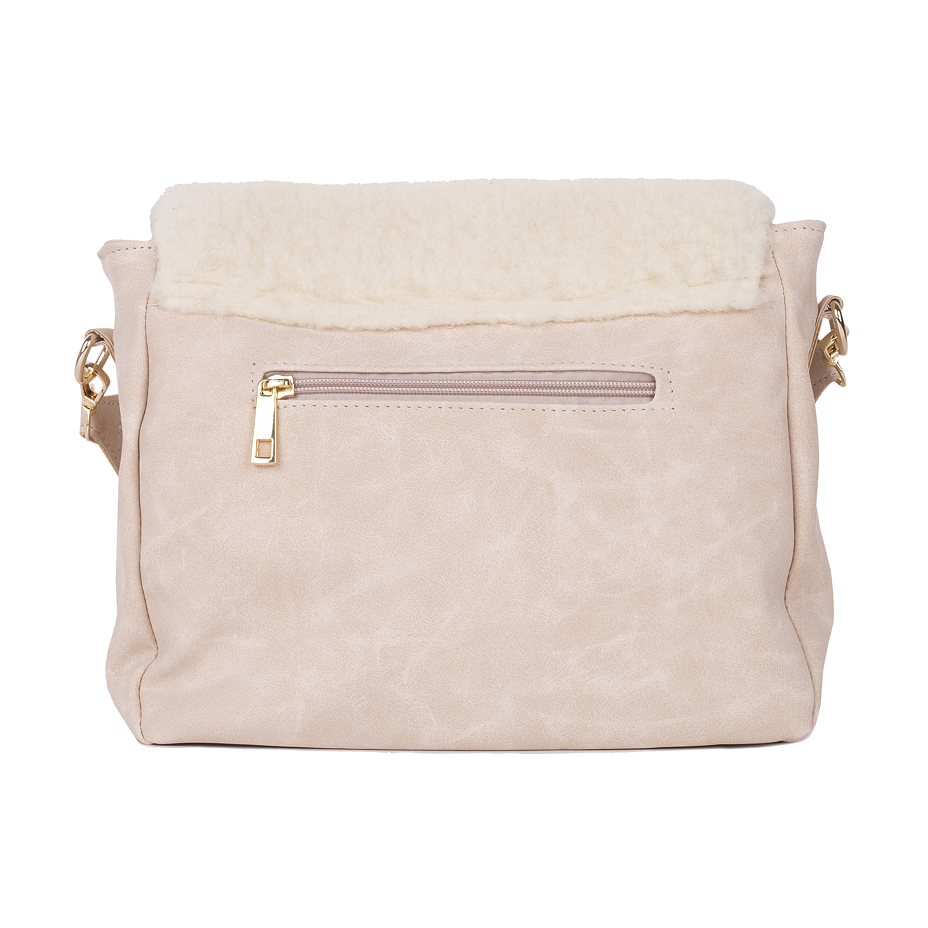 Handtas met schapenwol medium