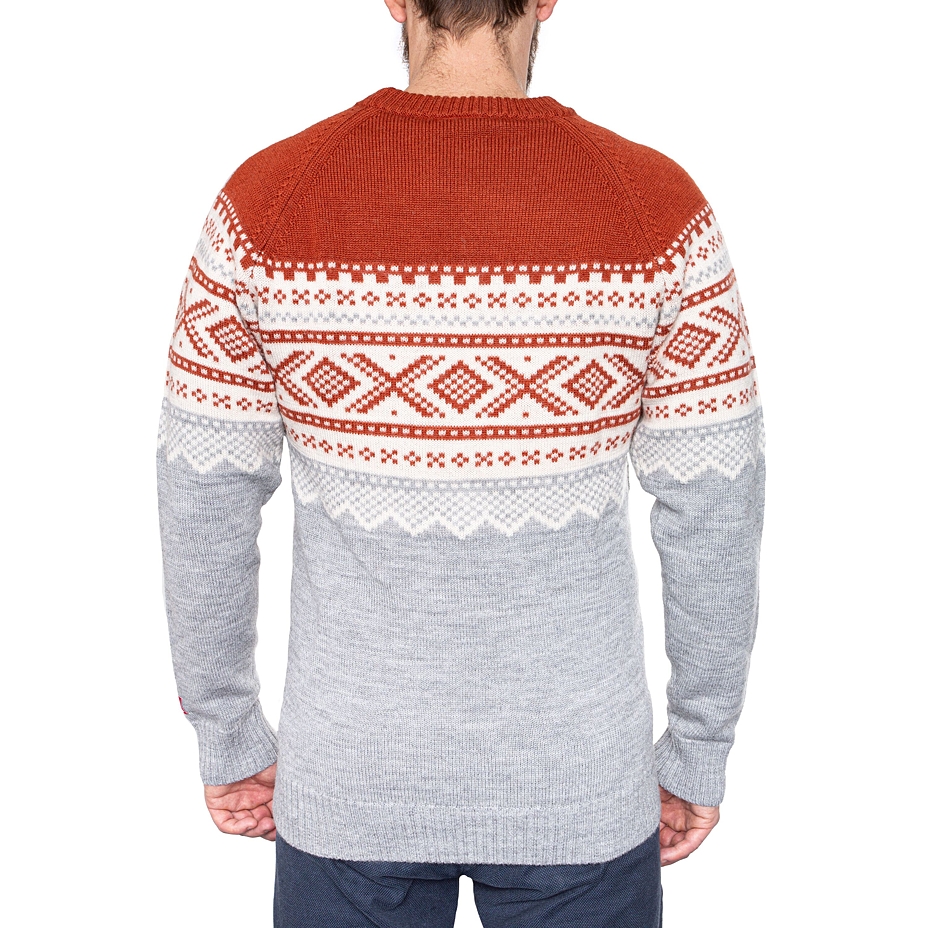 Heren trui Ulvang Marius Roundneck Bruin