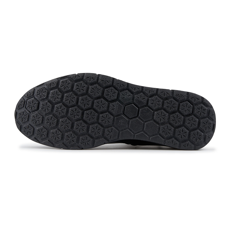 Lederen heren lage schoenen Viktor, zwart