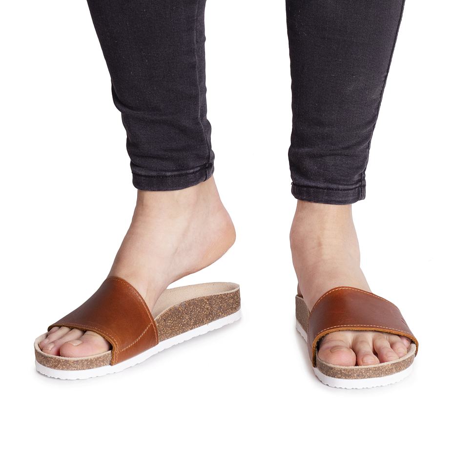 Dames kurken anatomische sandalen Trepky, bruin