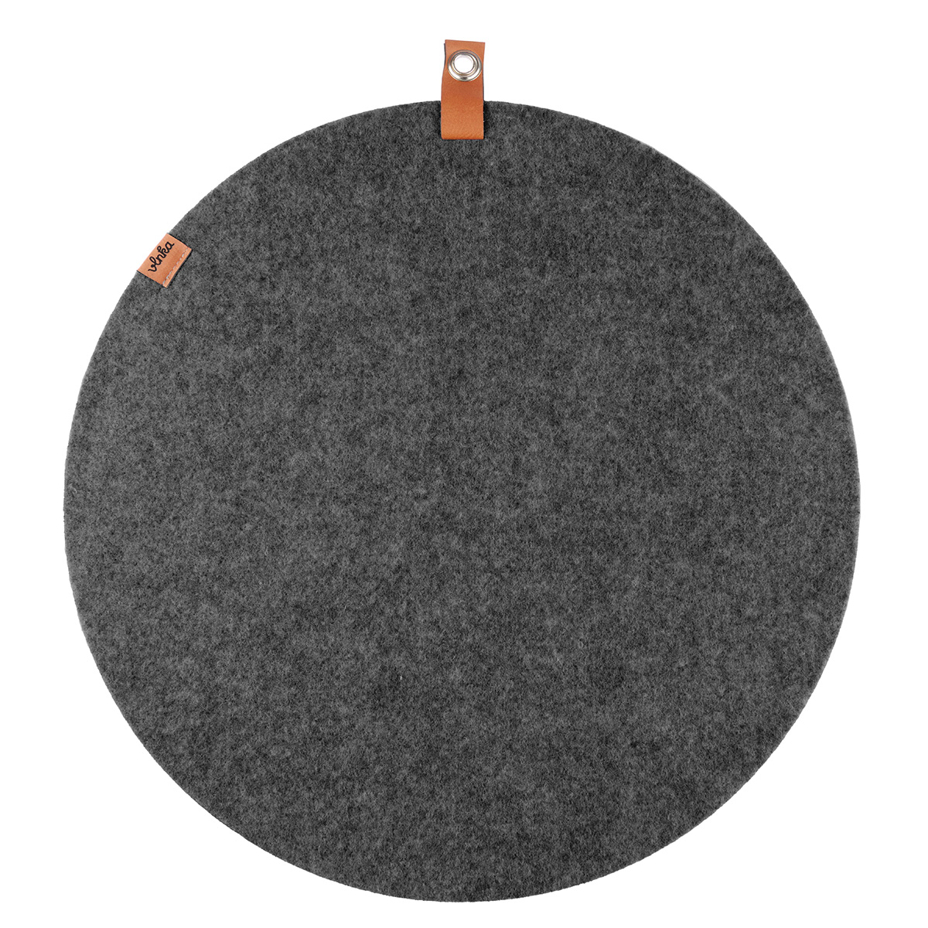Vilten prikbord zwart
