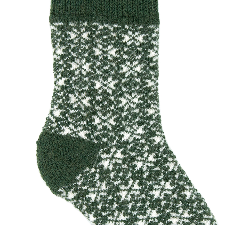 Merino kindersokken groen