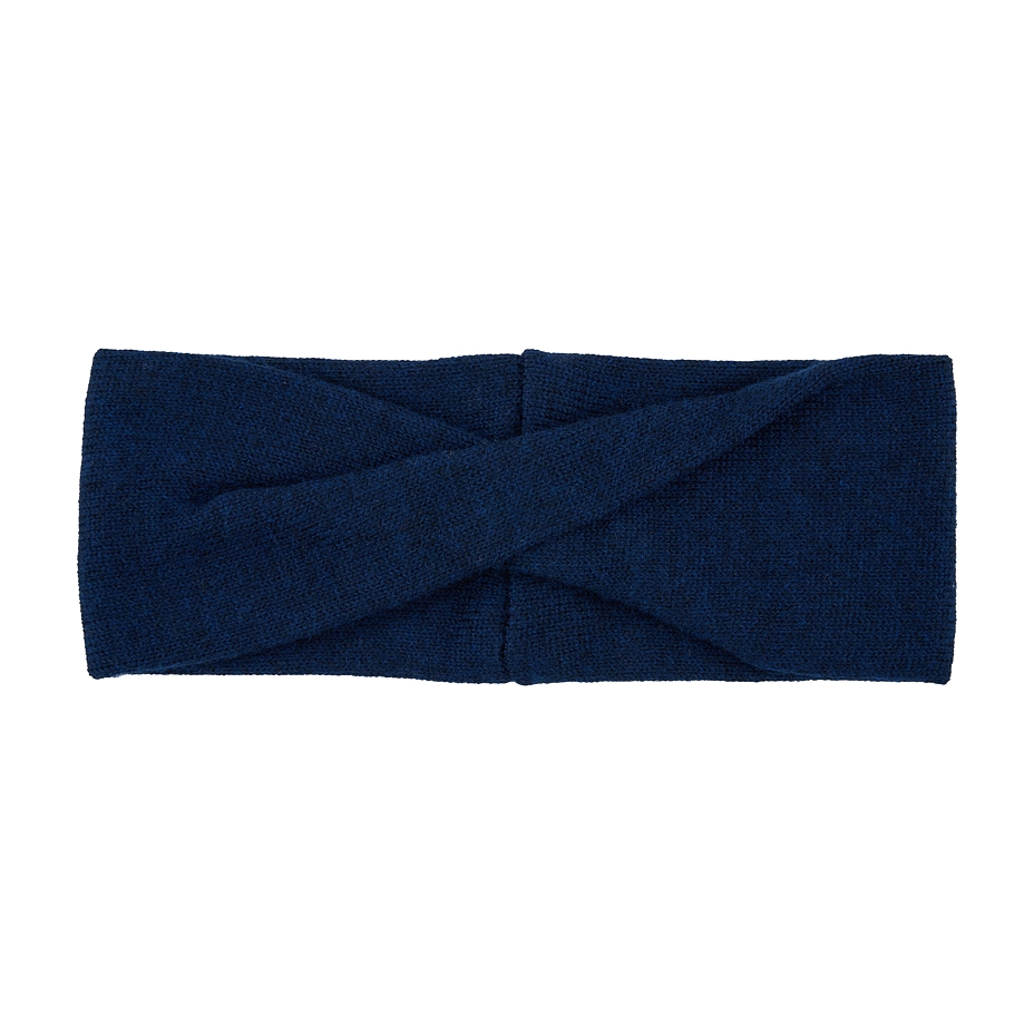 Wollen Vlnka C03 hoofdband donkerblauw