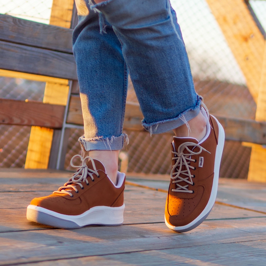 Leren sneakers Prestige Woolee