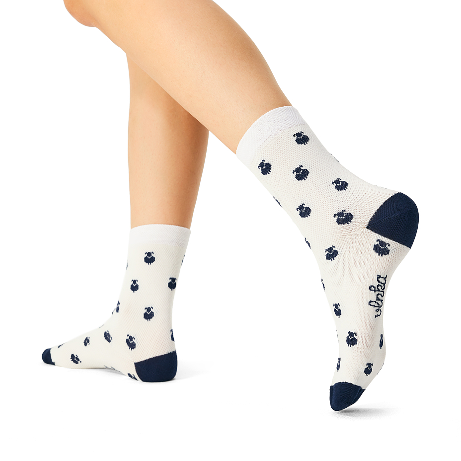 Zomer Merino sokken schaap blauw