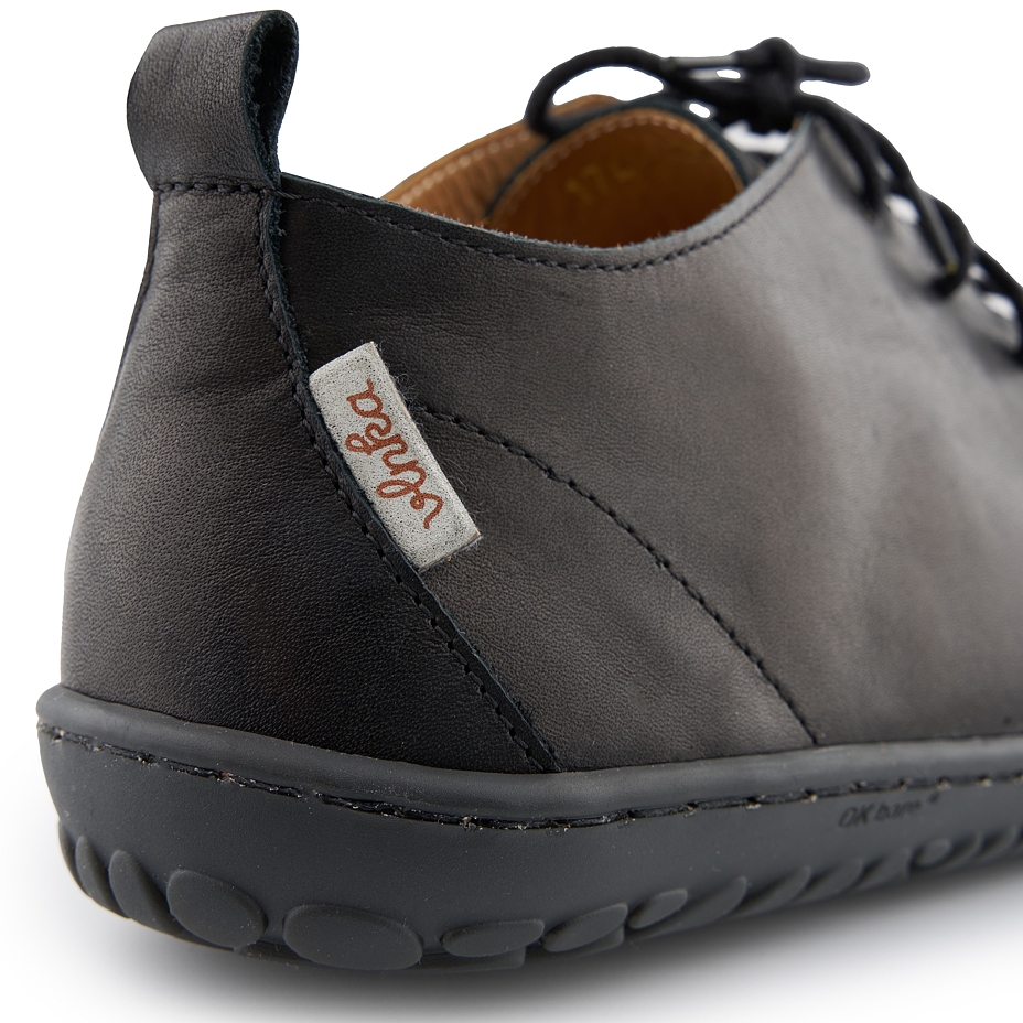 Dames leren Olivia barefoot schoenen, zwart