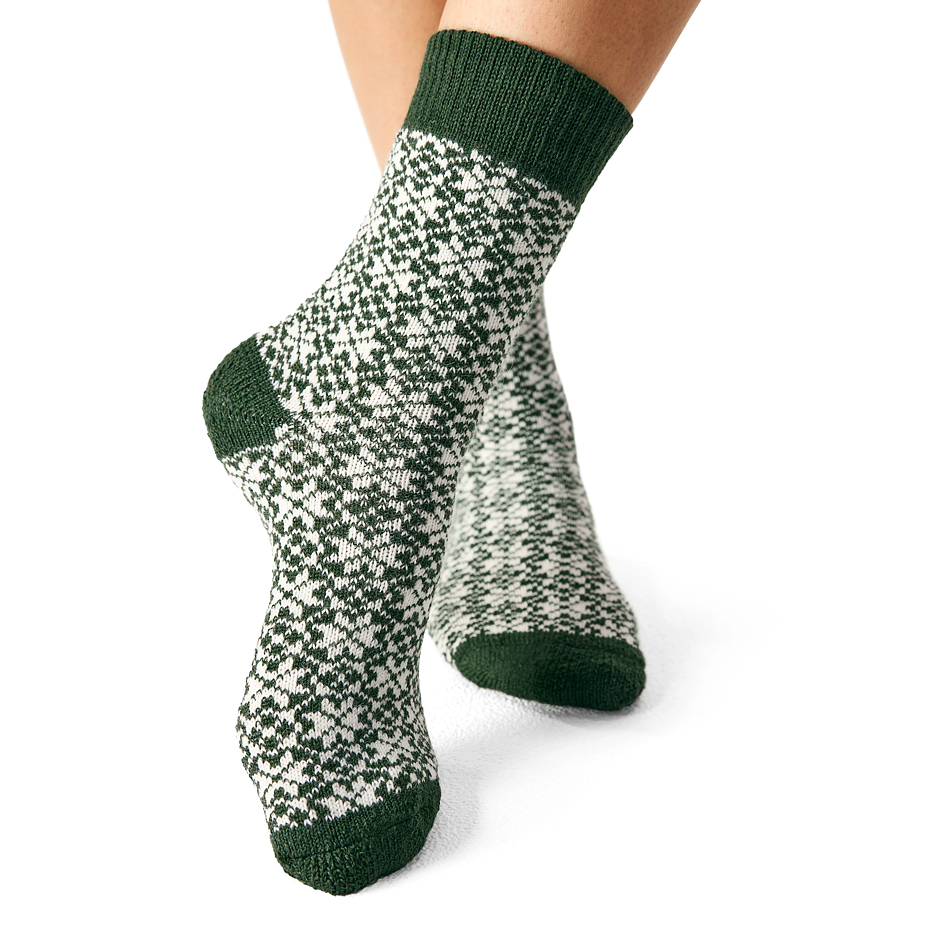 Merino sokken groen