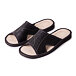 Heren lederen zomer slippers met open voorkant
