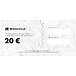 Cadeaubon ter waarde van 20 €