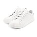 Dames orthopedische leren sneakers Viola, wit 