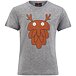 Kinder-T-shirt met merinowol Piny Ulvang grijs