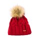 Wollen muts Vlnka V08 rood