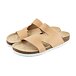 Dames kurken anatomische slippers Lola, crème