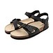 Heren kurken anatomische sandalen Jindra, zwart