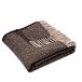 Plaid met schapenwol Woolee, bruin